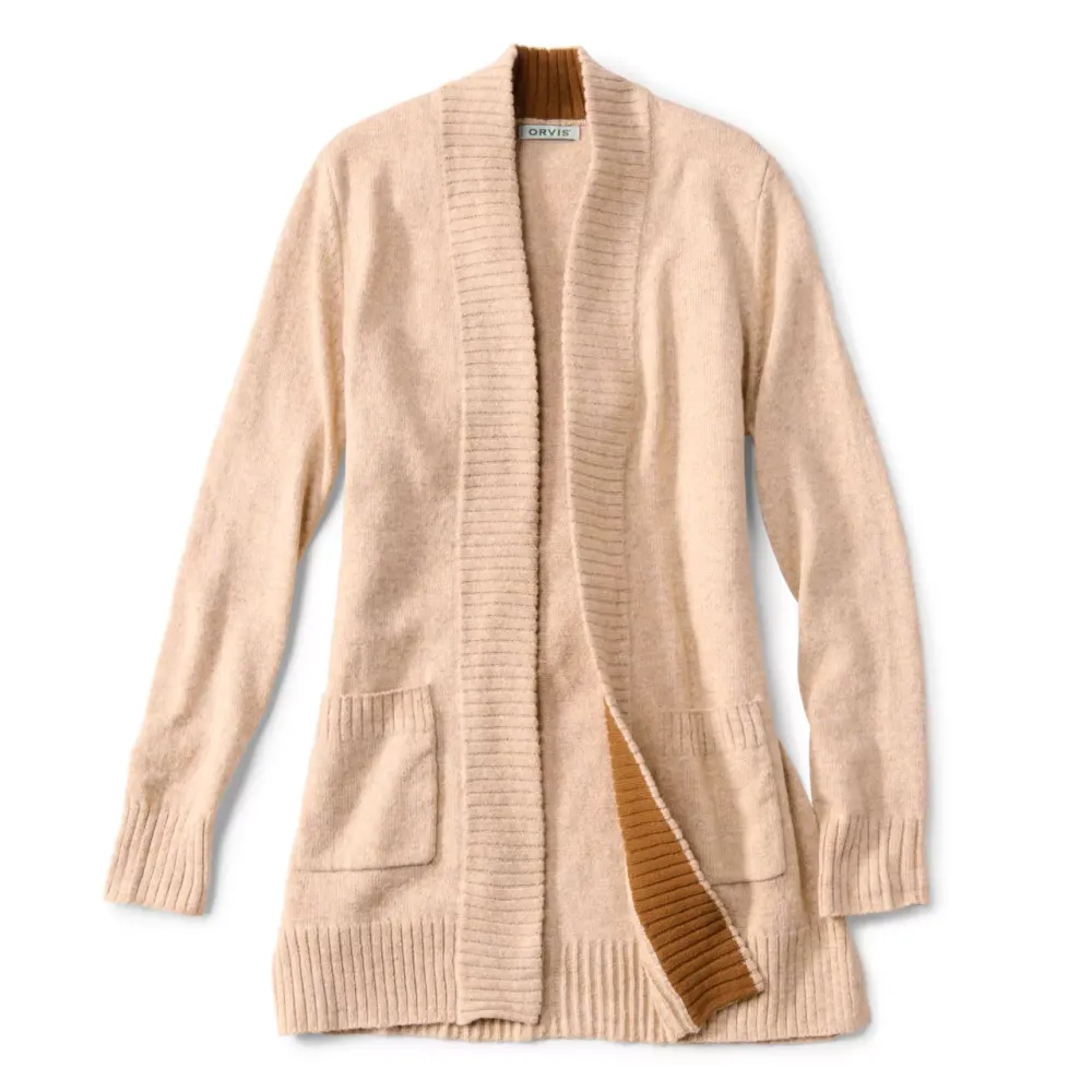 Evergreen Long Open Cardigan