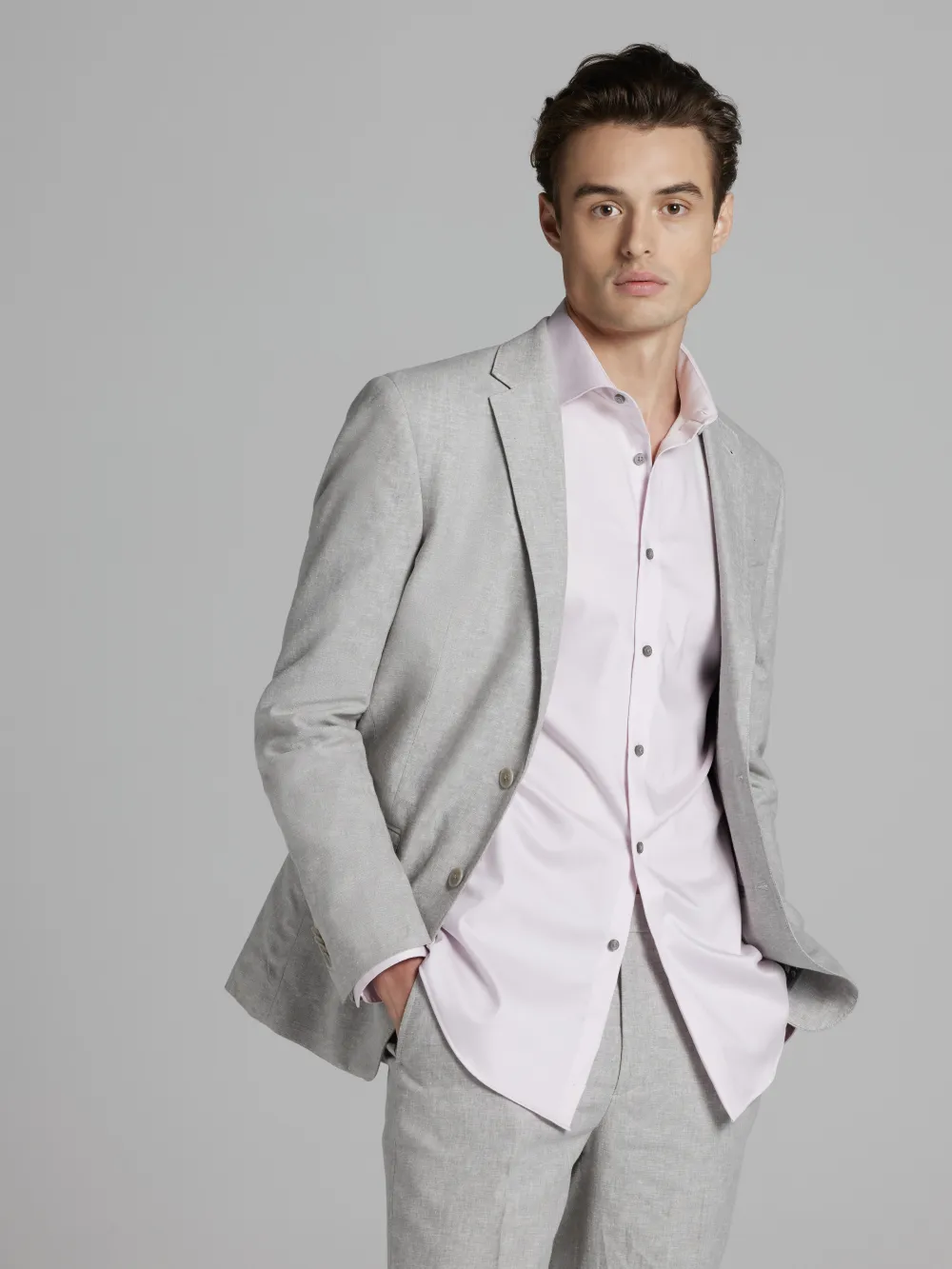 JOE Joseph Abboud Slim Fit Linen Blend Suit Jacket