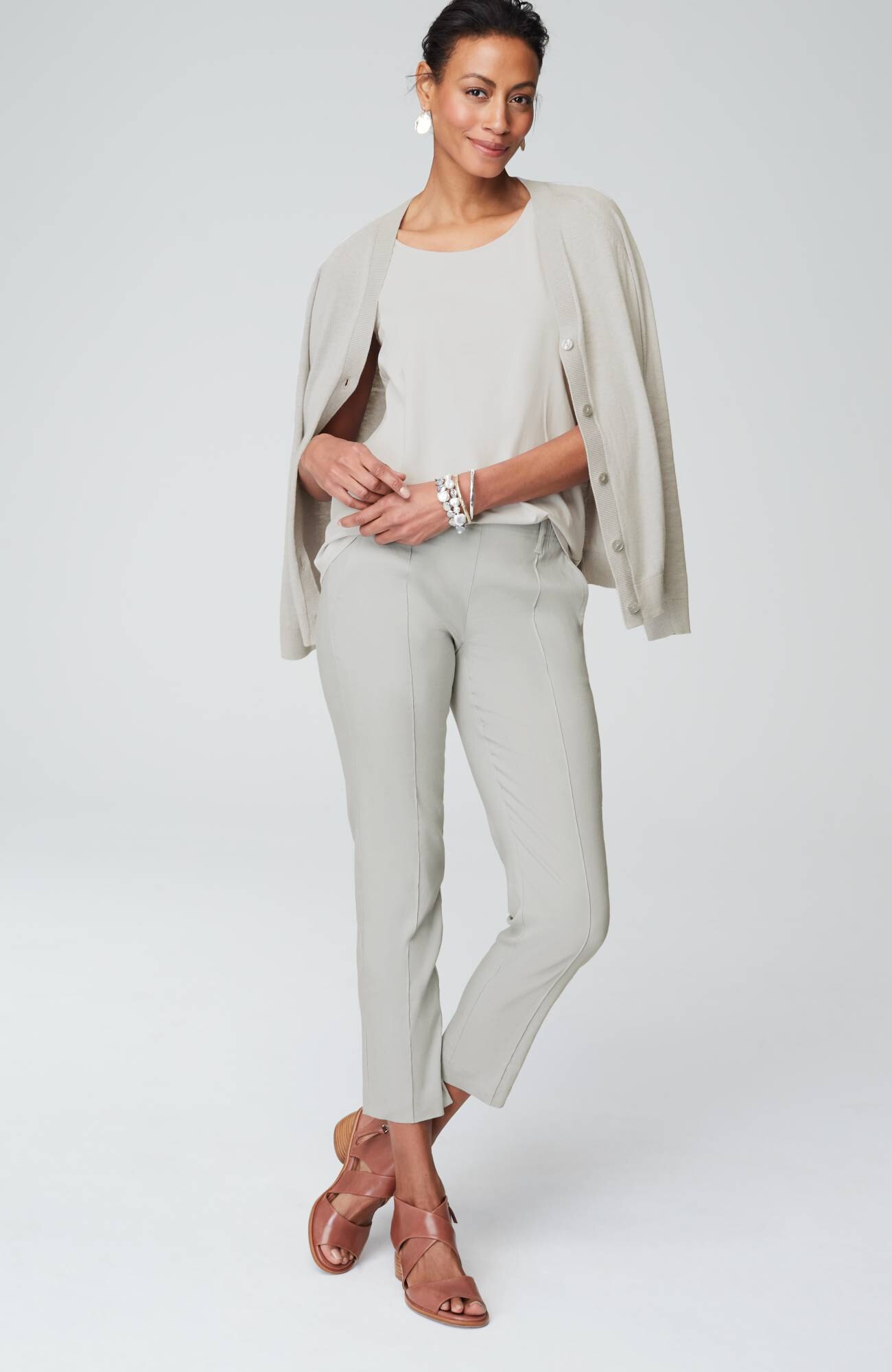 pima-stretch knit tank