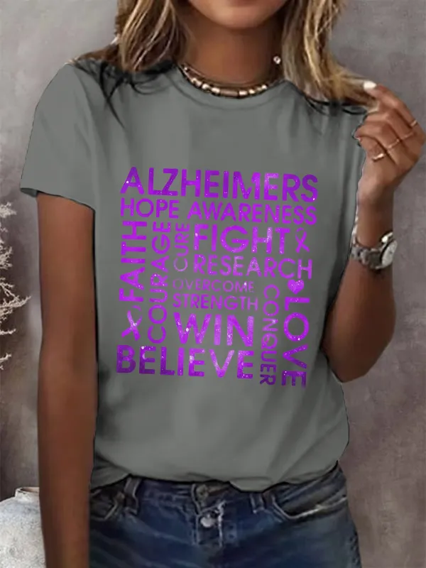 Alzheimers Disease Support Walk, Alzheimer Disease T-Shirt