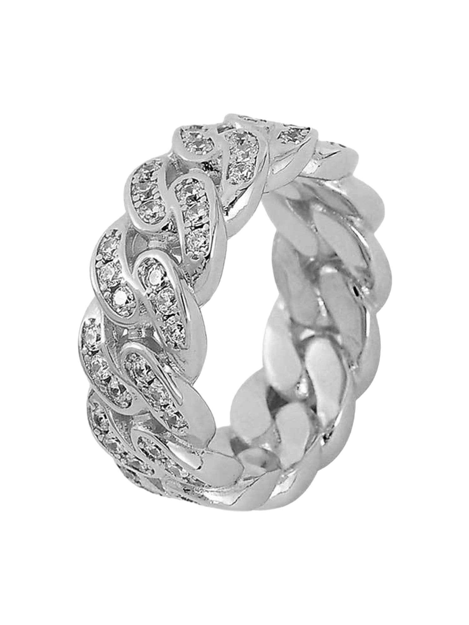 Hip Hop Zirconia Ring - 1551
