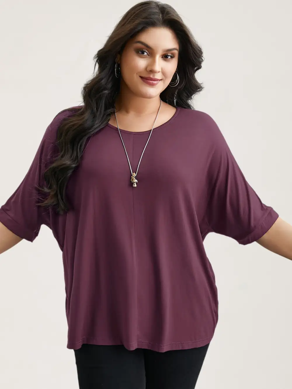 Supersoft Round Neck Plain T-Shirt