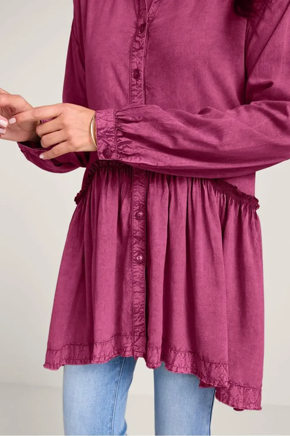 Folklore Long Sleeve Big Shirt