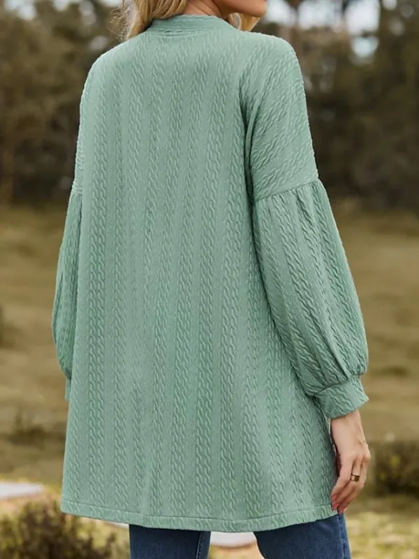 Women's Dailywear Patchwork Solid Color Windproof Fashion Loose Fit Outerwear Long Sleeve Spring