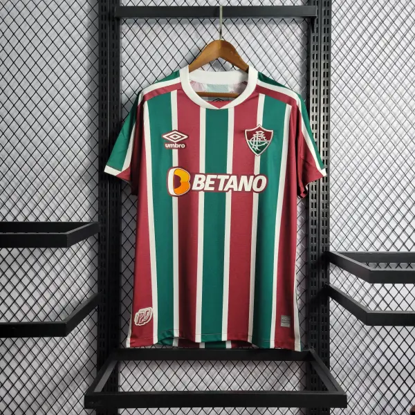 Camisa Fluminense Home 22/23 - Vinho e Verde