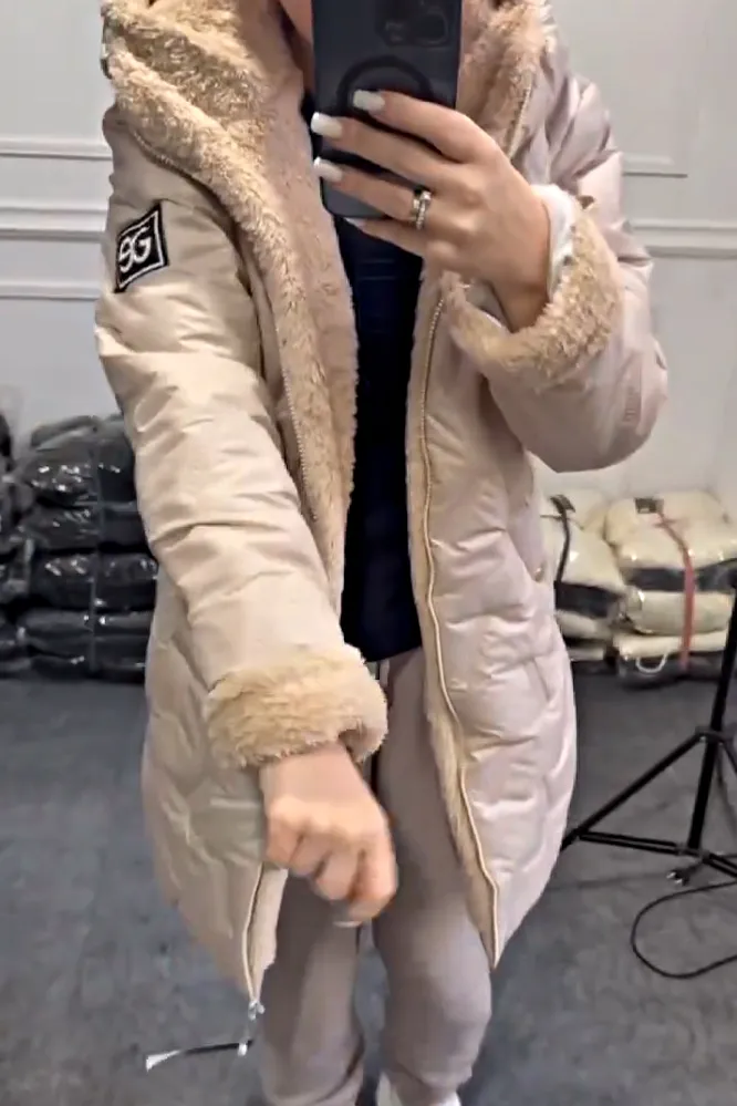 Women's casual down jacket
