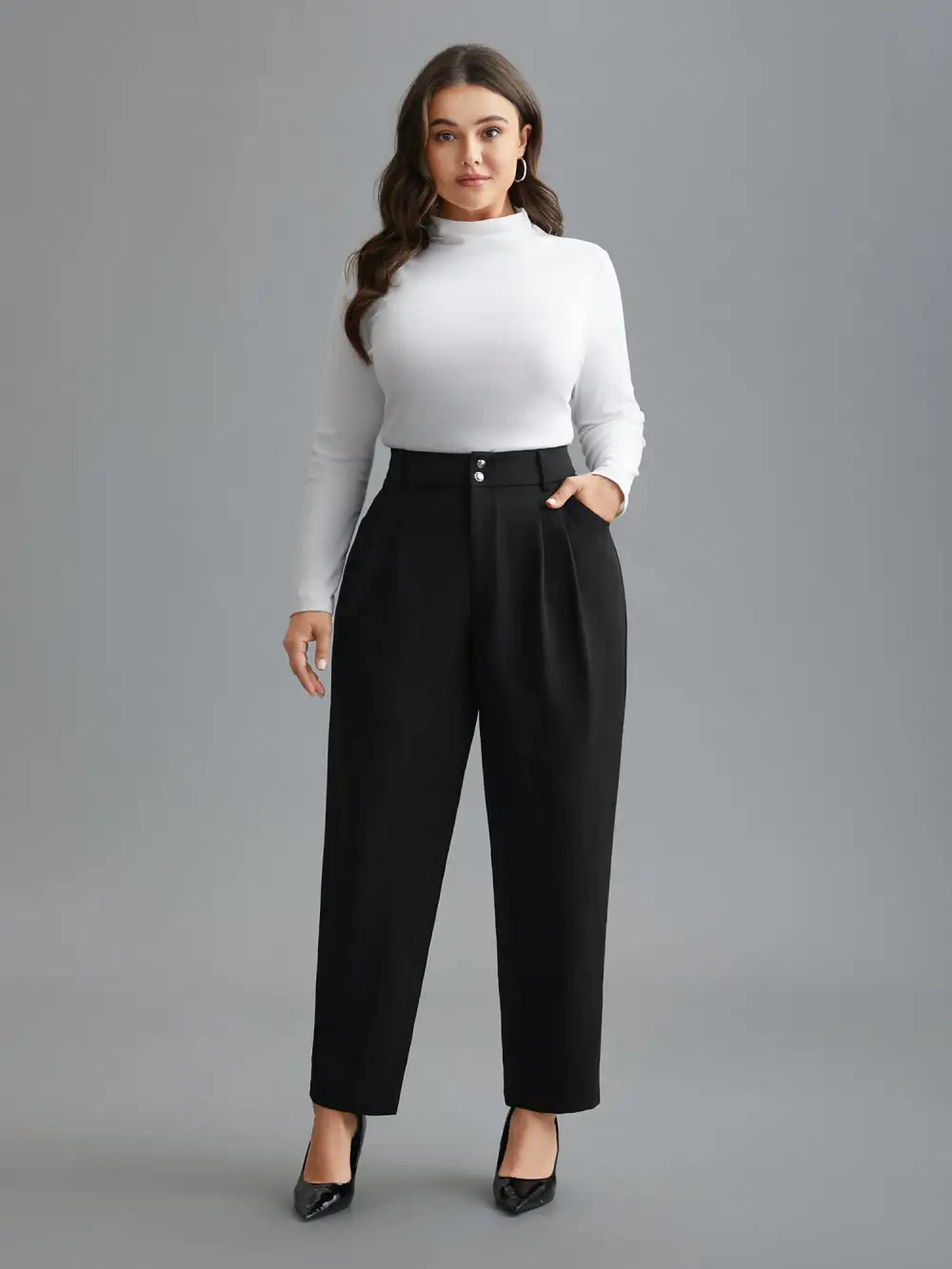 Double Buckle Straight Leg Pants