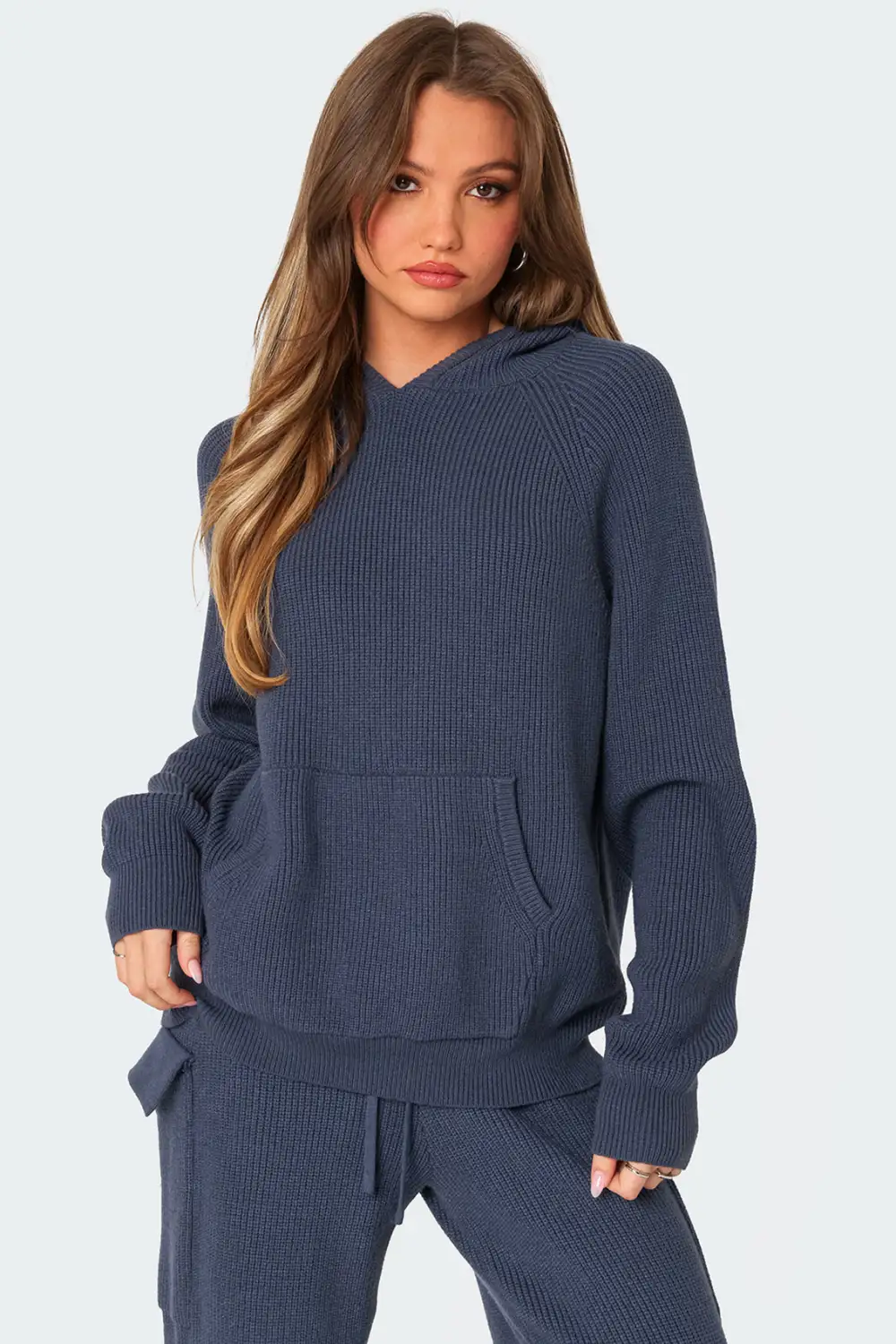 Wynter Oversized Knit Hoodie