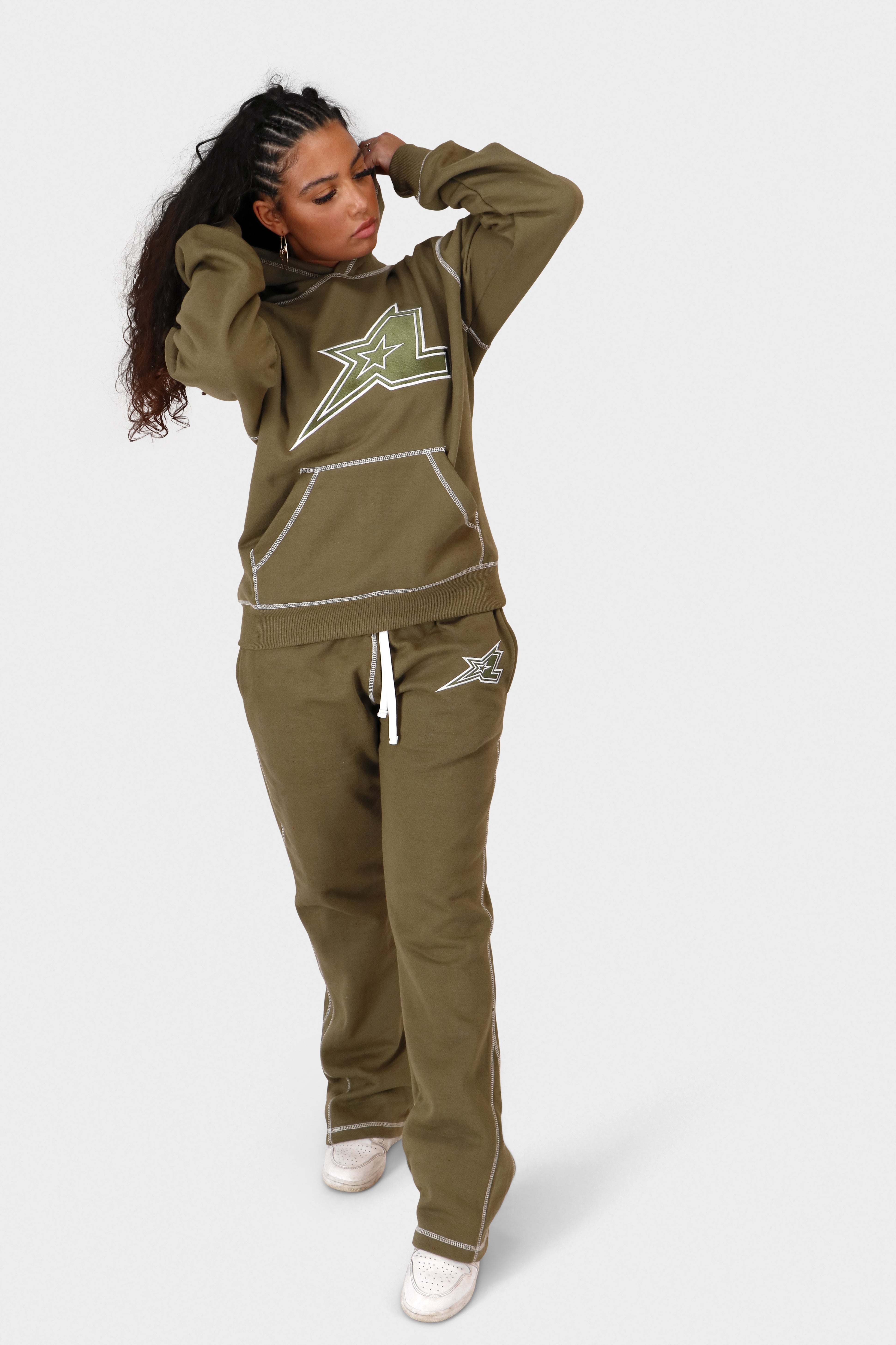 StarLine Green Flared Jogger