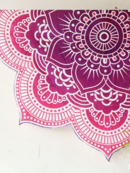 Ethnic patterns Beach Towel