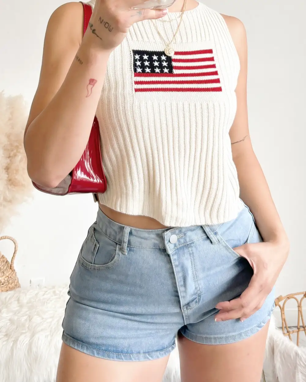 CYRUS KNIT TANK TOP