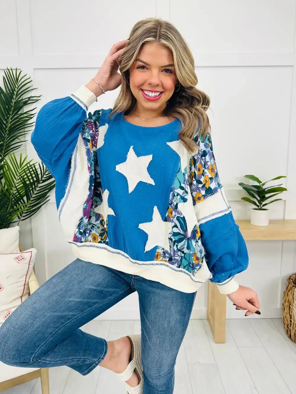 Starry Meadow Pullover