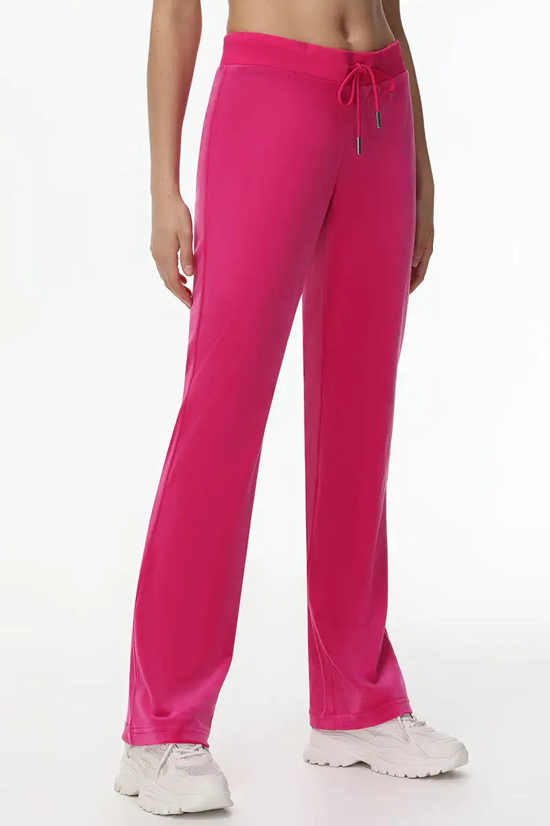 Technicolor Big Bling Velour Track Pants