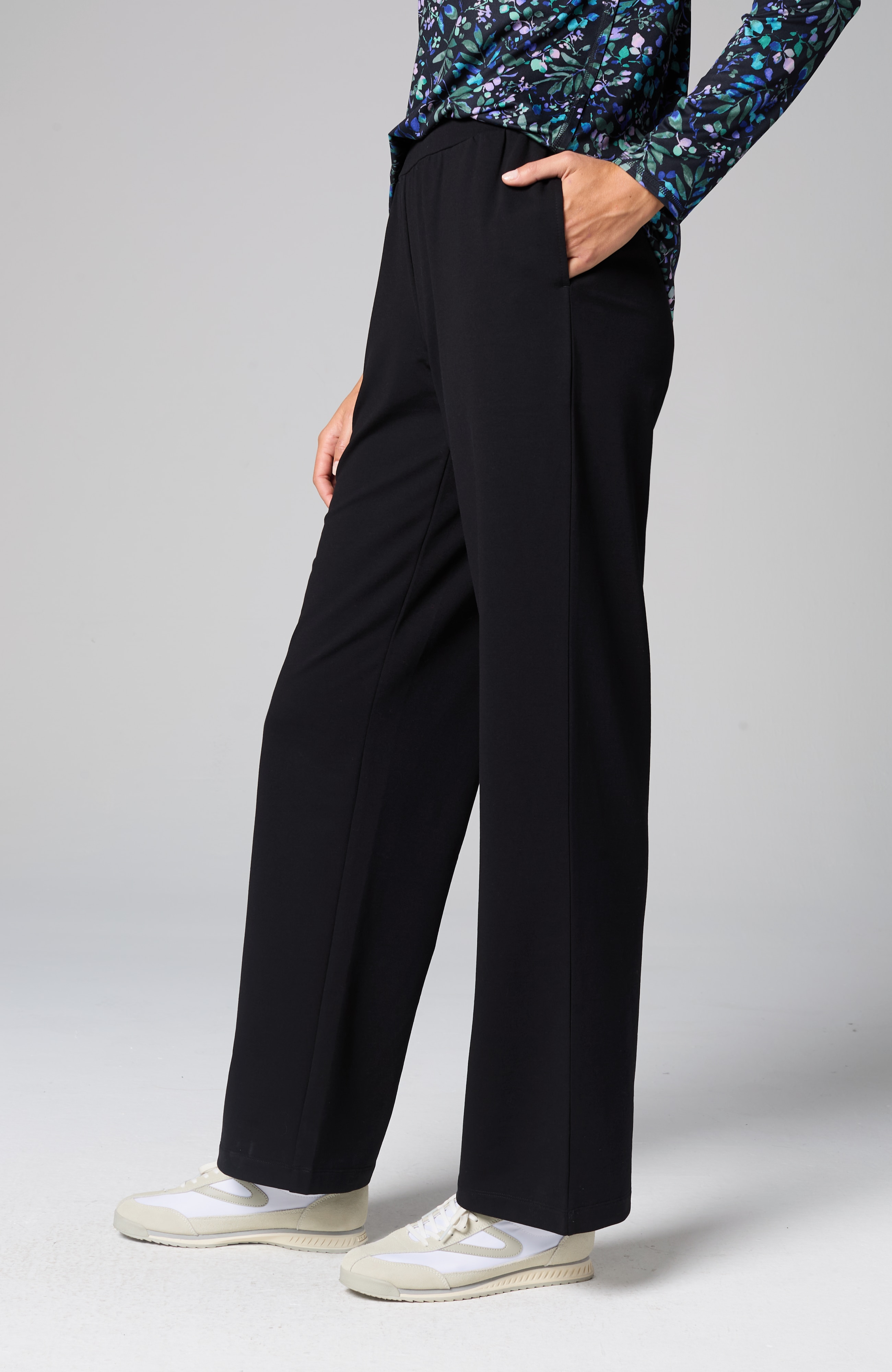 Fit Elevate Terry Wide-Leg Pants