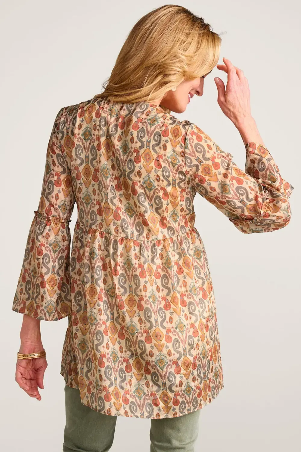 Sol Reflection Bracelet Sleeve Tunic & Tank