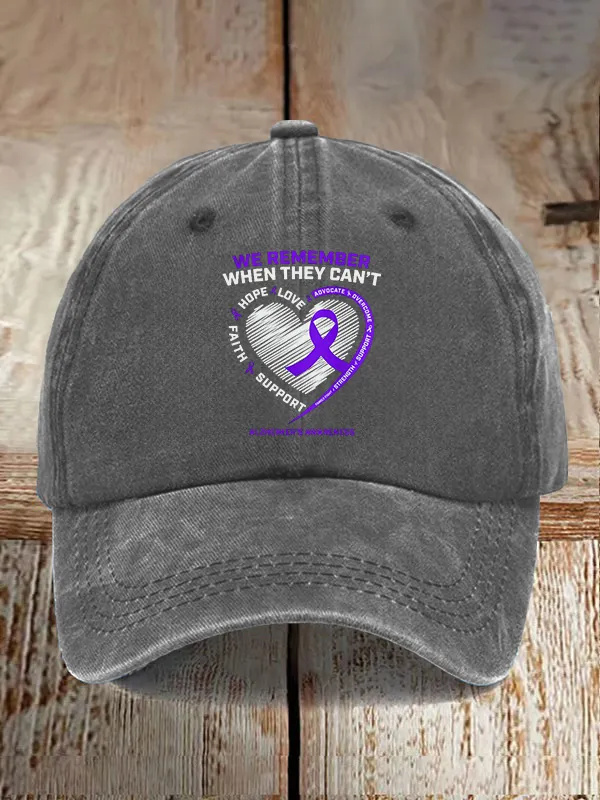 Purple Alzheimers Awareness Products Women Gra Baseball Caps