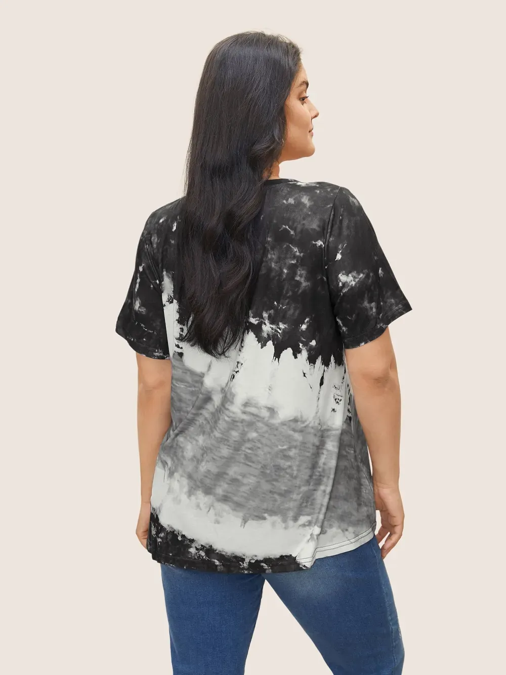 Tie Dye Round Neck T-shirt