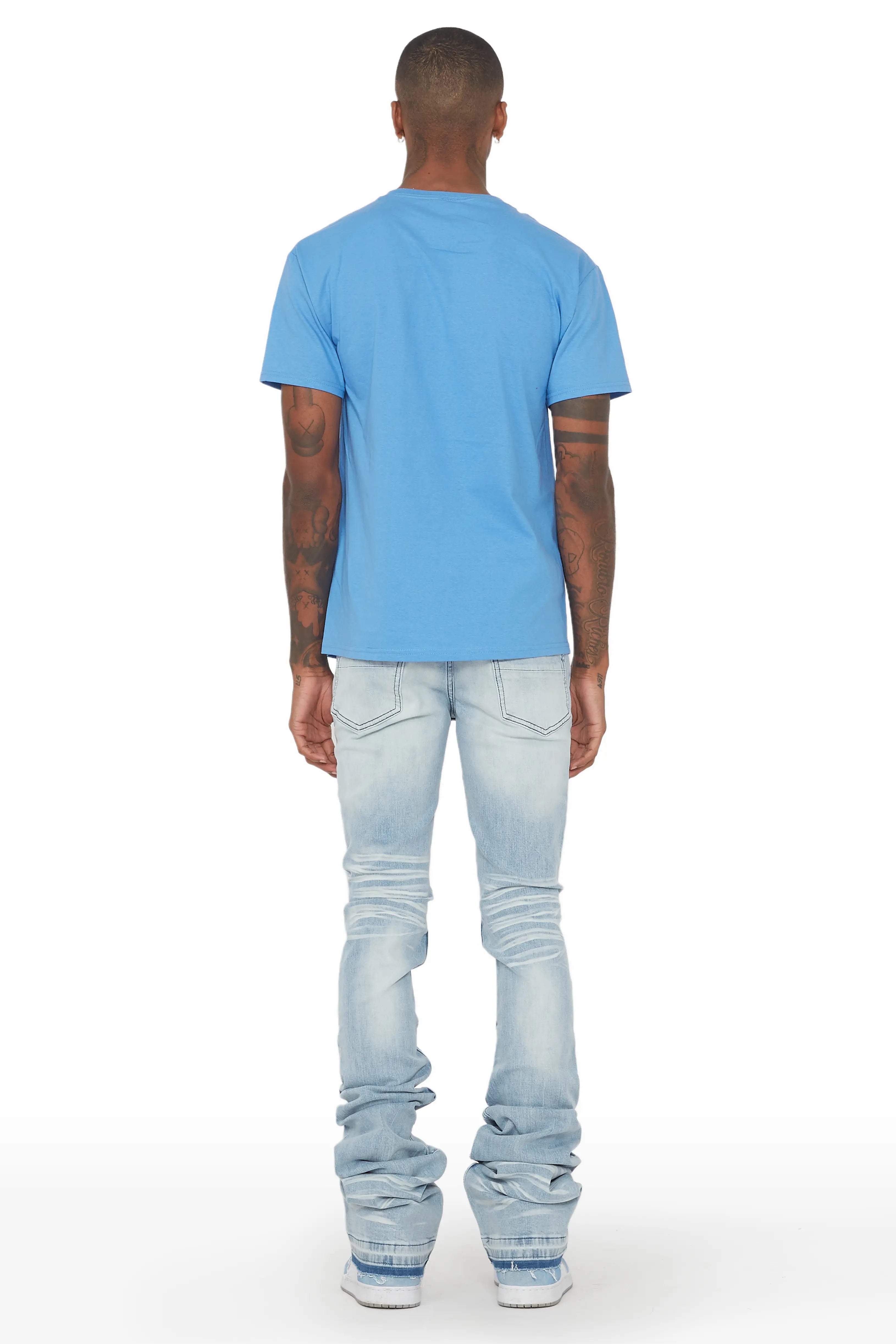 Jaiir Blue Super Stacked Jean