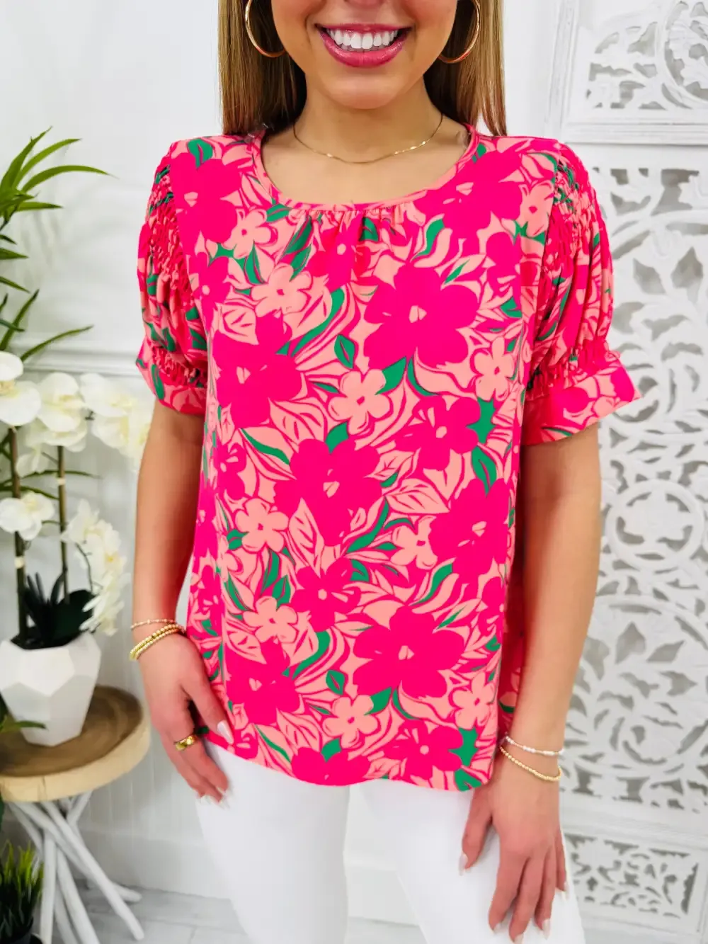 Sunday's Best Bloom Top