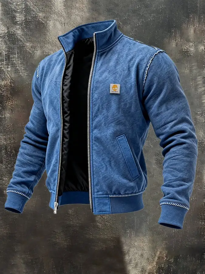 Men's Vintage Comfortable Multi-Pocket Outdoor Jacket