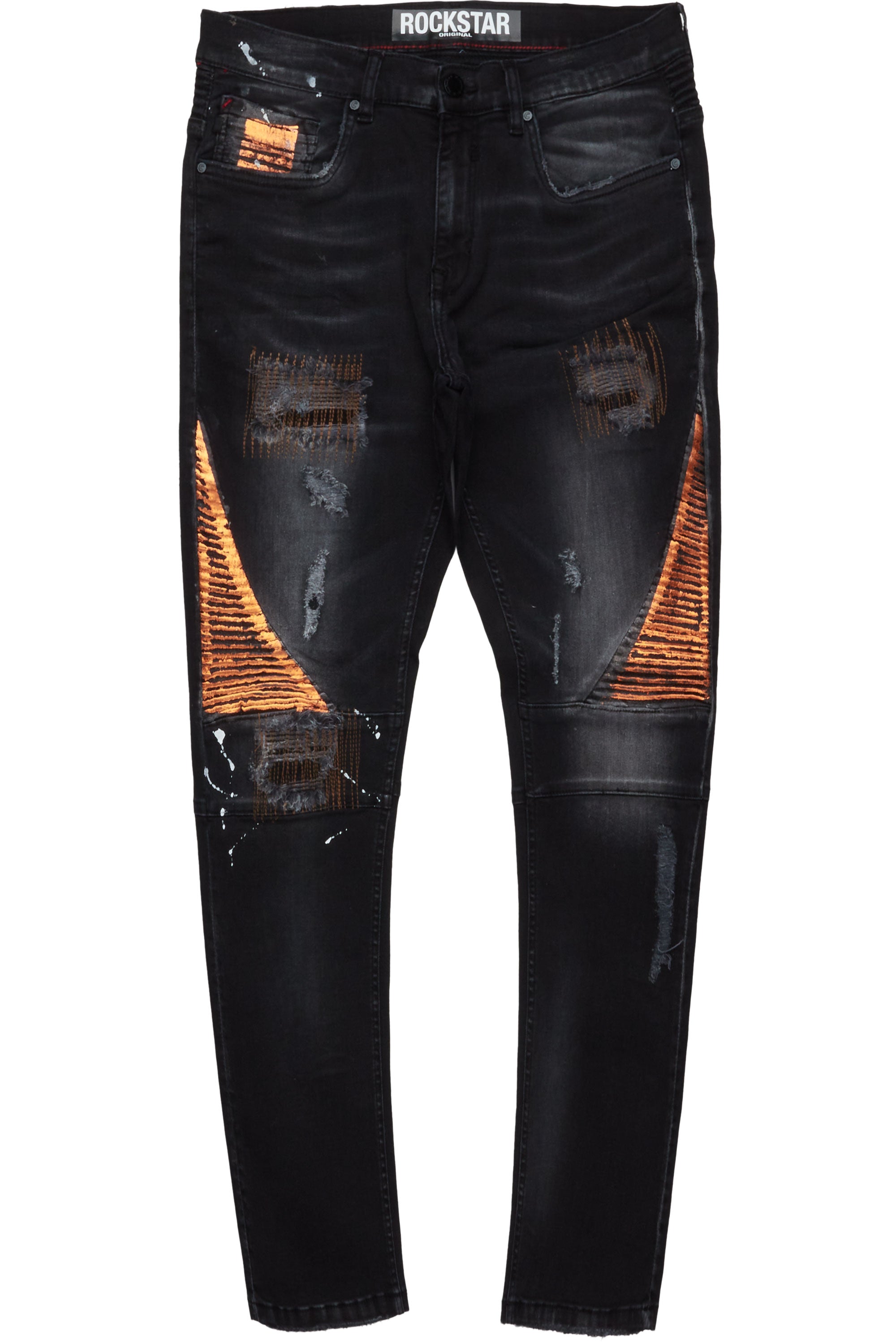 Lionel Dark Grey Biker Slim Fit Jean