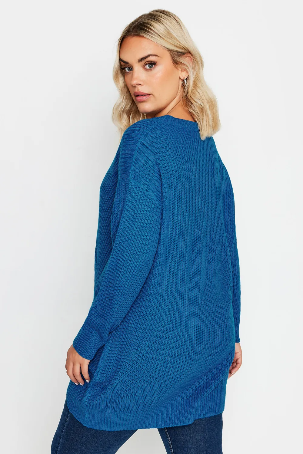 YOURS Curve Pink Essential Knitted Jumper