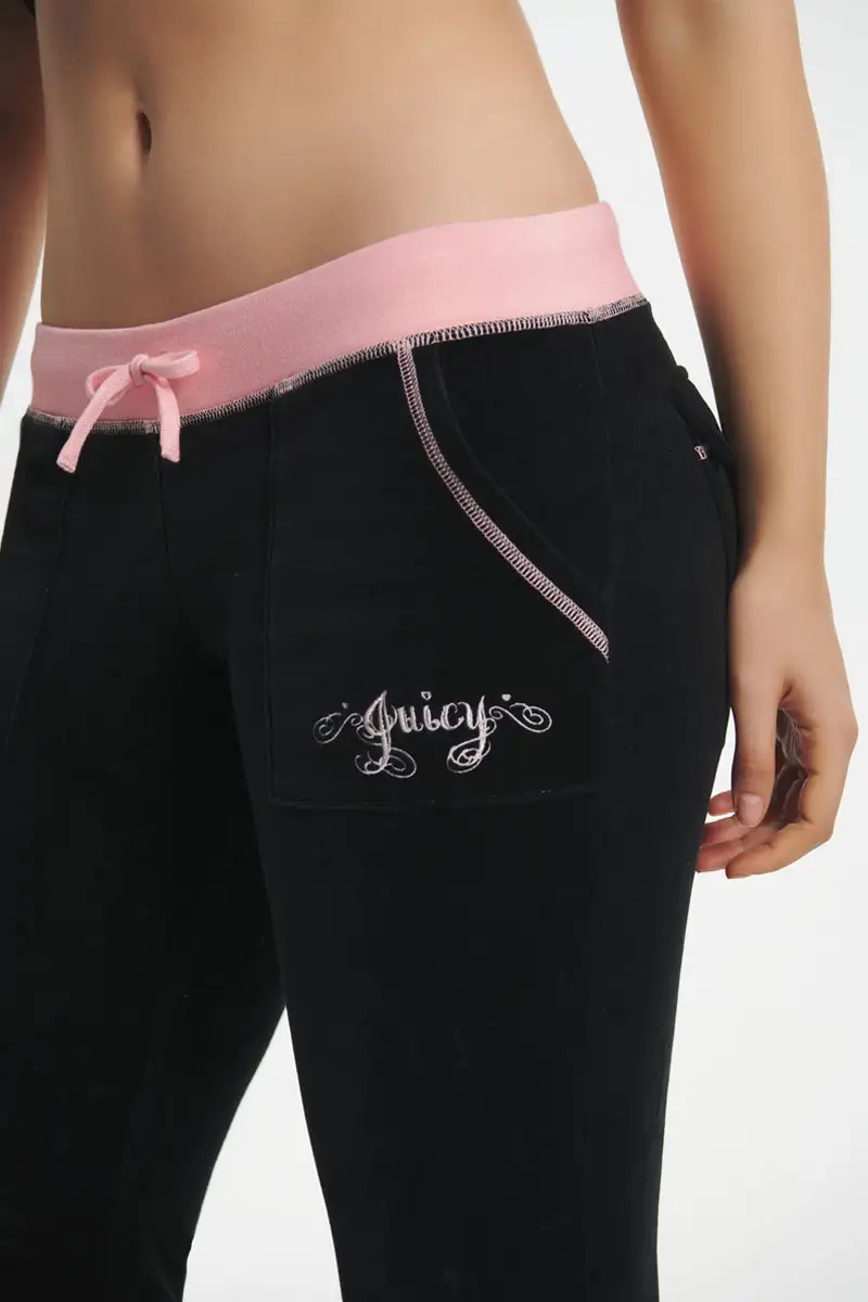 Sweetheart Cotton Velour Track Pants