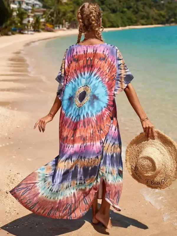 Coco Bella Colourful Breezy Maxi kaftan Free Size-More styles available
