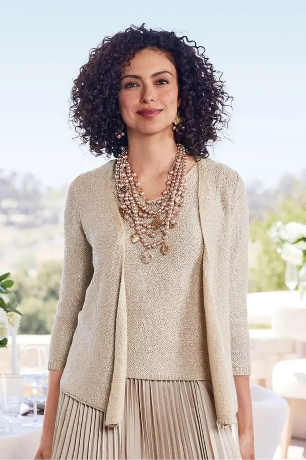 Yelena Sequin Cardigan