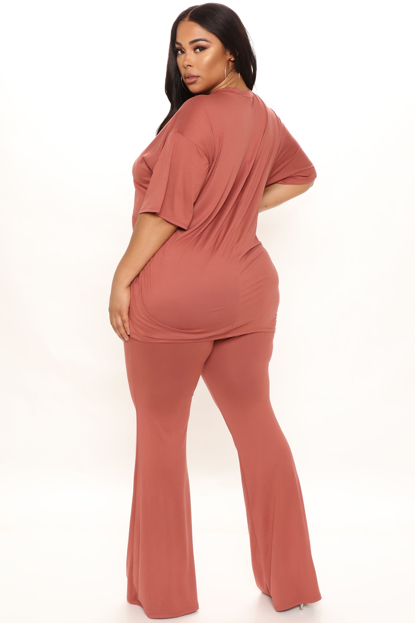 Feel A Way Pant Set - Mauve