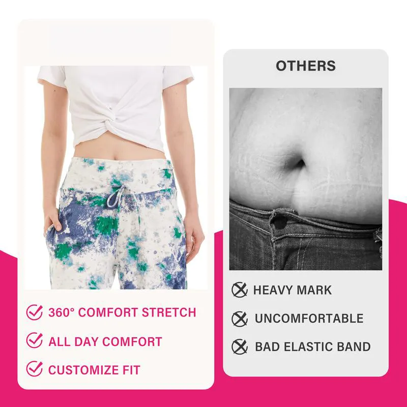 3 Pack Plus Size Women's Pajama Pants, Soft Comfy Casual Yoga Wide Leg Sweatpants, Perfect for Vacation, Daily Wear and Office