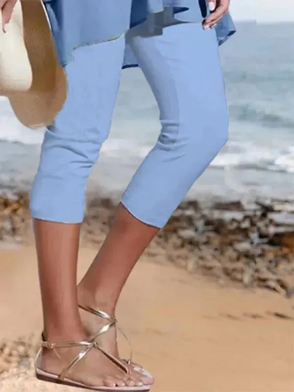 Women's Plain Casual Leggings