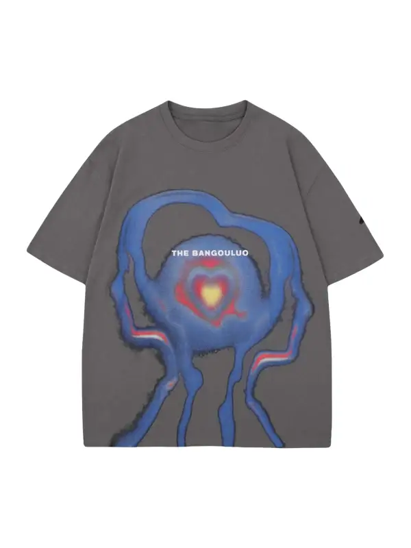 American High Street Short-sleeved T-shirt - 2091