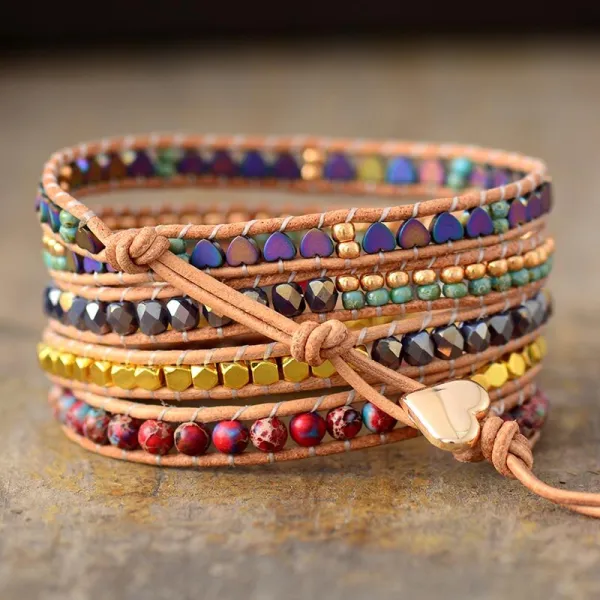 Imperial Jasper Wrap Bracelet