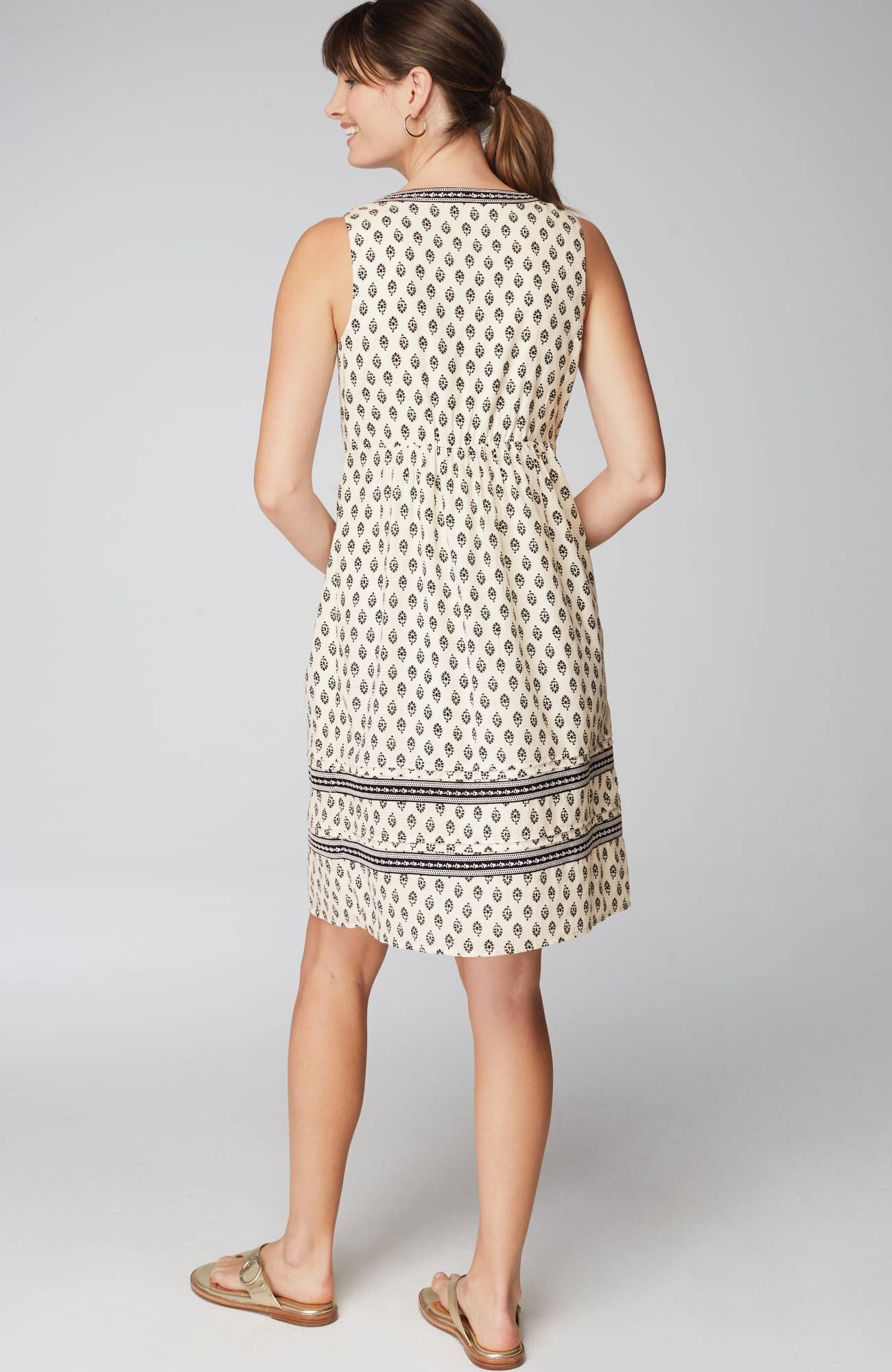 Pure Jill Tiered Sleeveless Dress