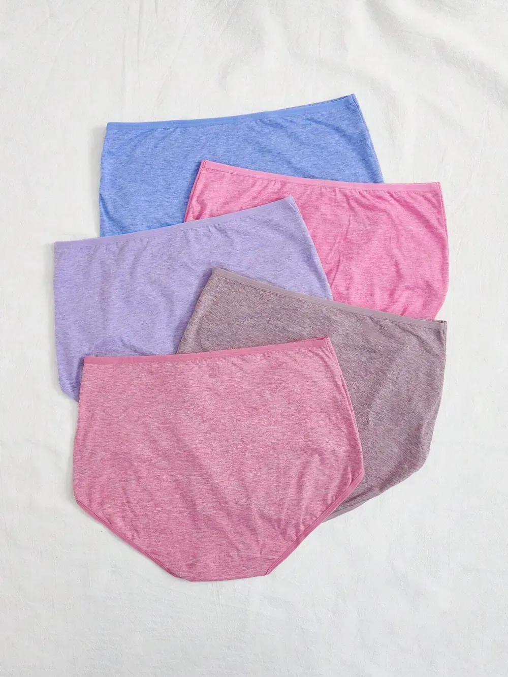 Plus 5 pack Solid Panty