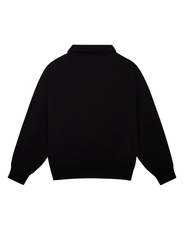 ADG Pan African American Flag Half Zip Black