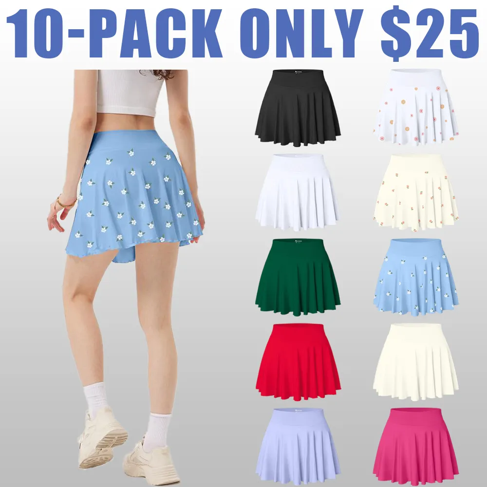 Women's Flowy Basic Stretch Mini Skirt – Casual & Versatile