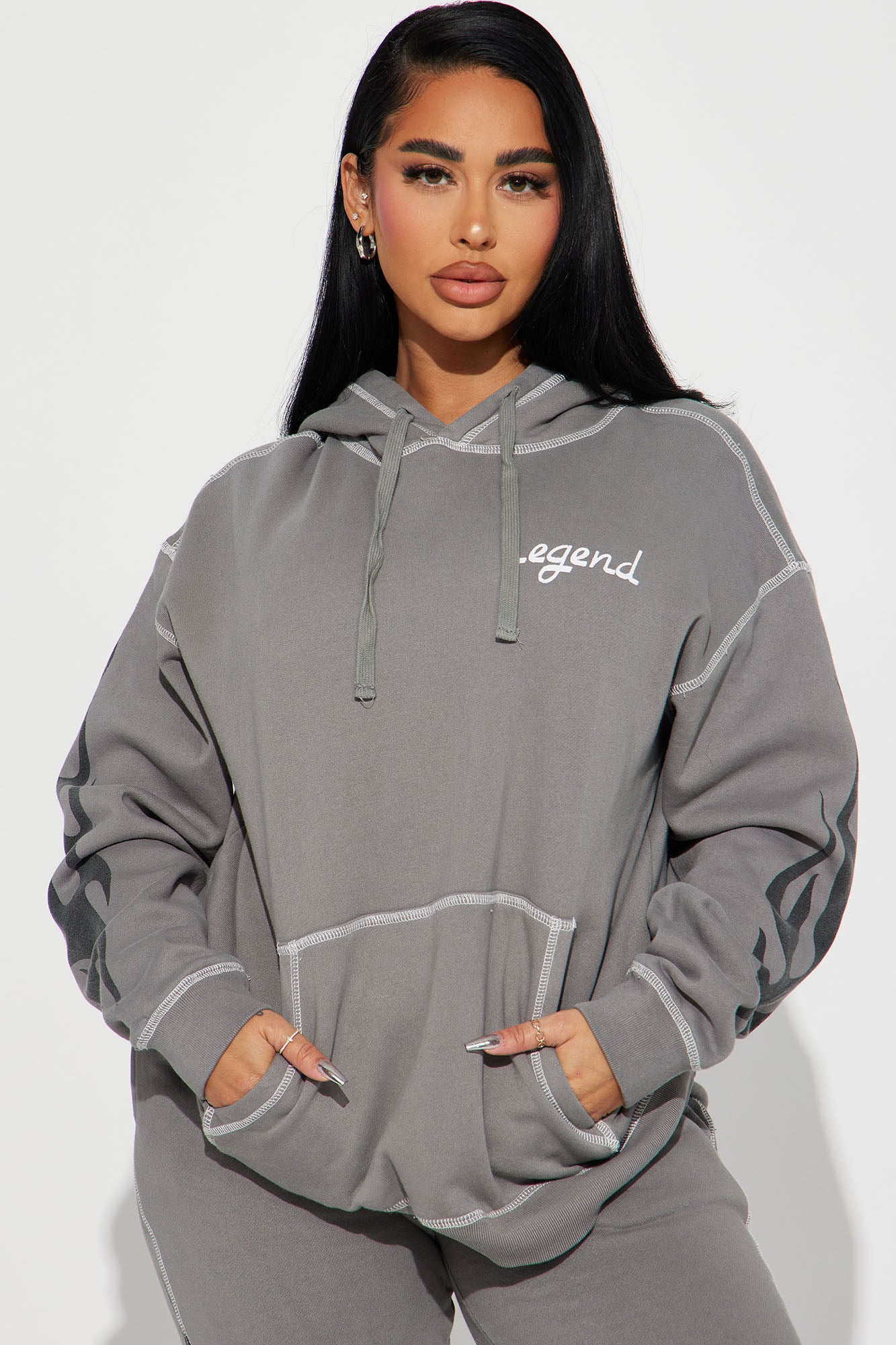 Legend Life Sweatsuit  - Grey