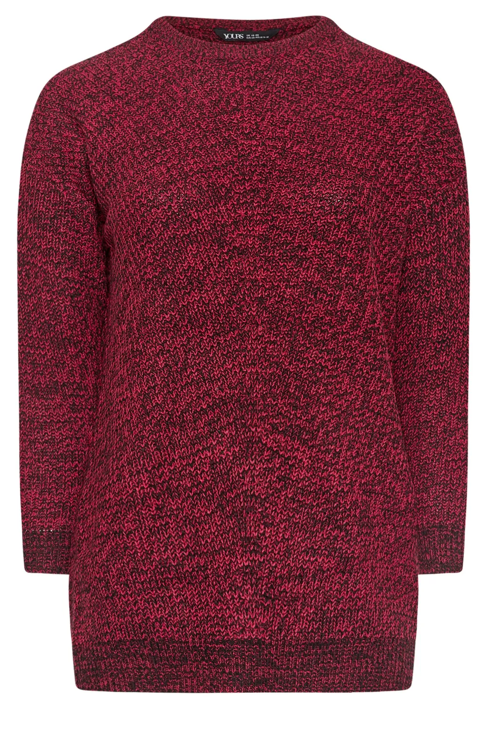 YOURS Curve Pink Essential Knitted Jumper