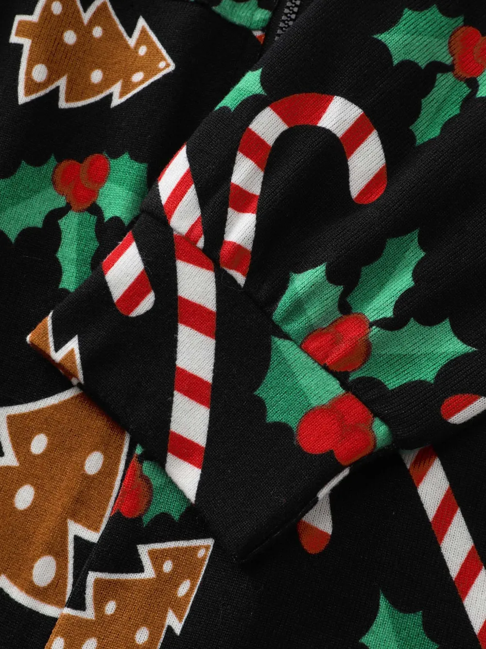 Holiday Everything Pockets Zipper Lounge Jumpsuit