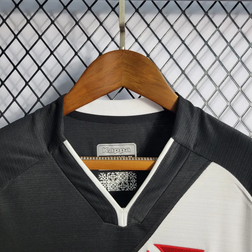 Camisa Vasco da Gama Home 22/23 Feminina - Preta e Branca