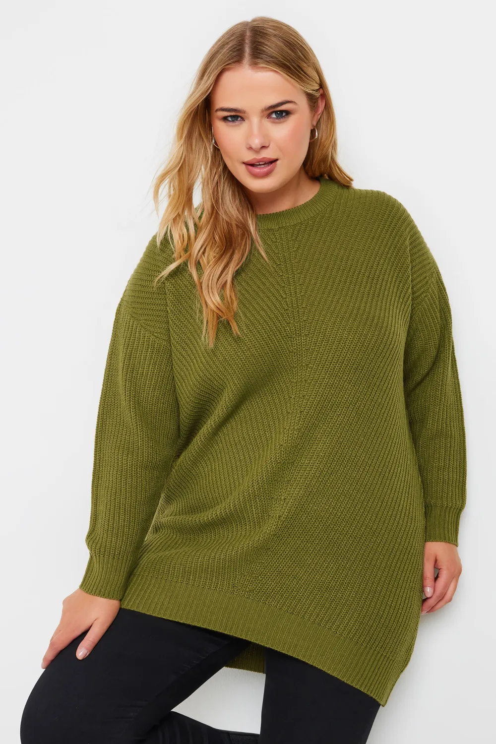 YOURS Curve Pink Essential Knitted Jumper