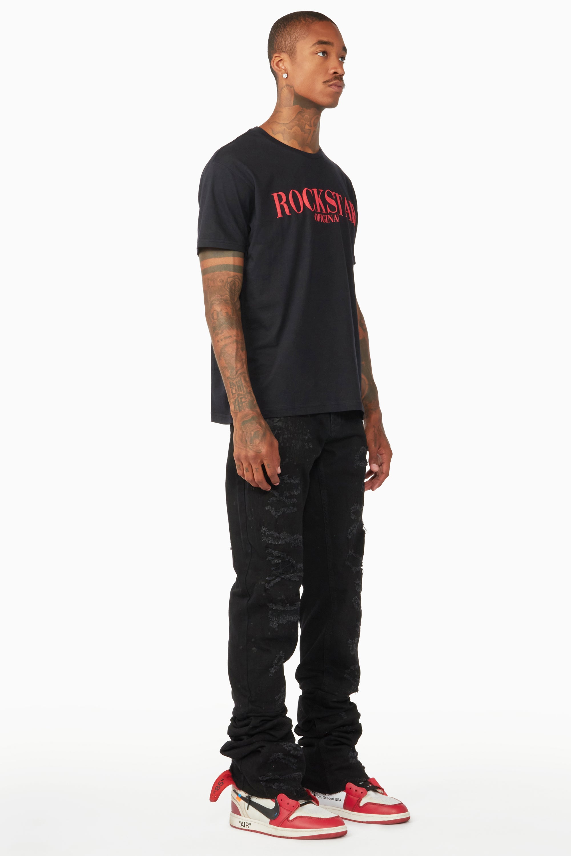 Trevi & Octavio Black/Red Super Stacked Bundle Set