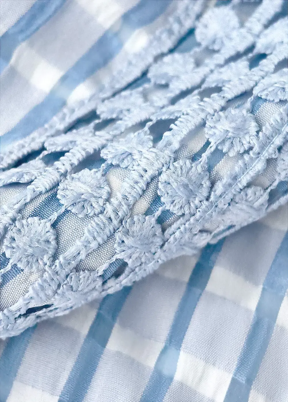 Light Blue Short A Line Sleeveless V Neck Dress