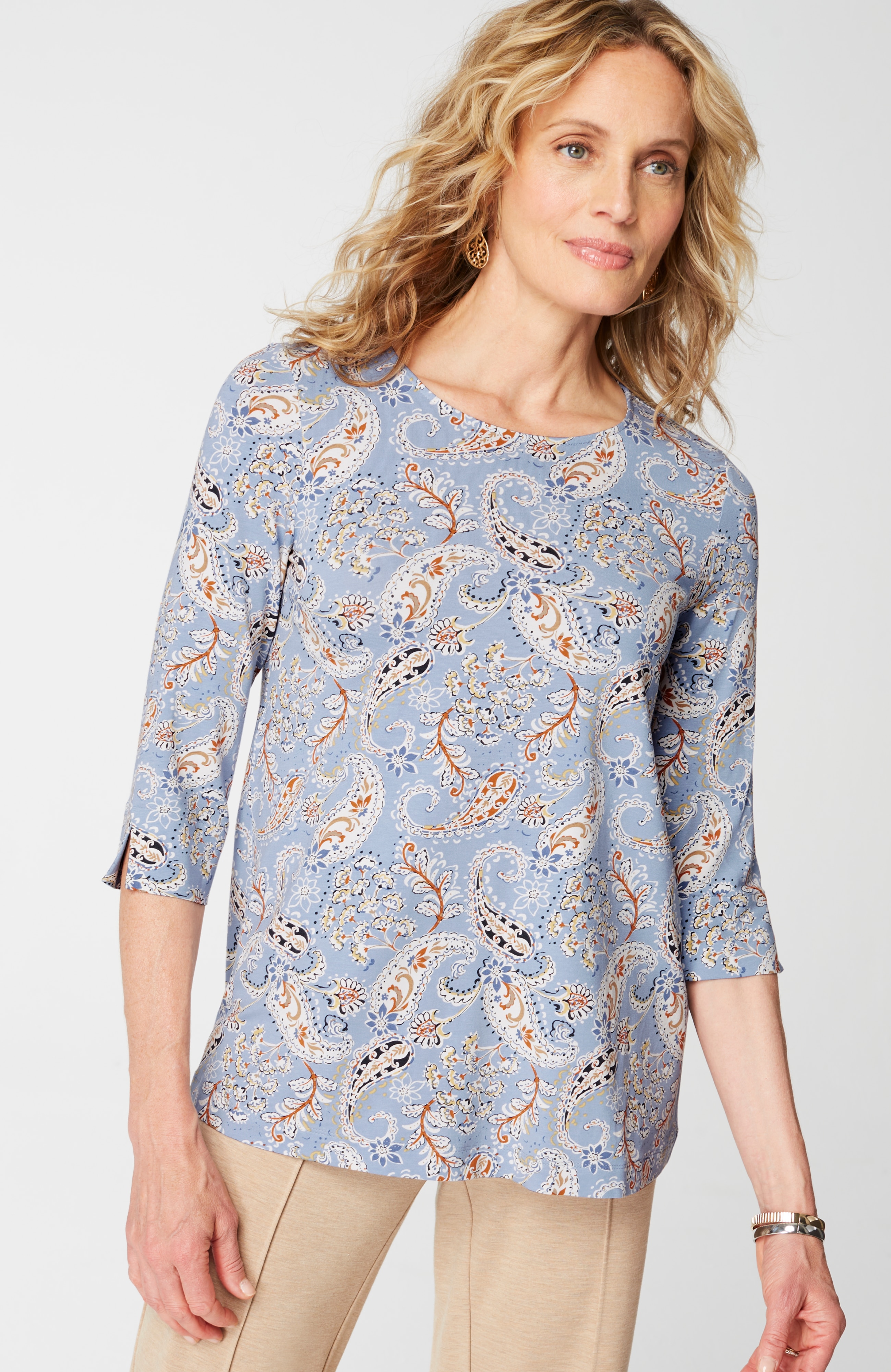 Wearever Ballet-Sleeve Crew-Neck Top