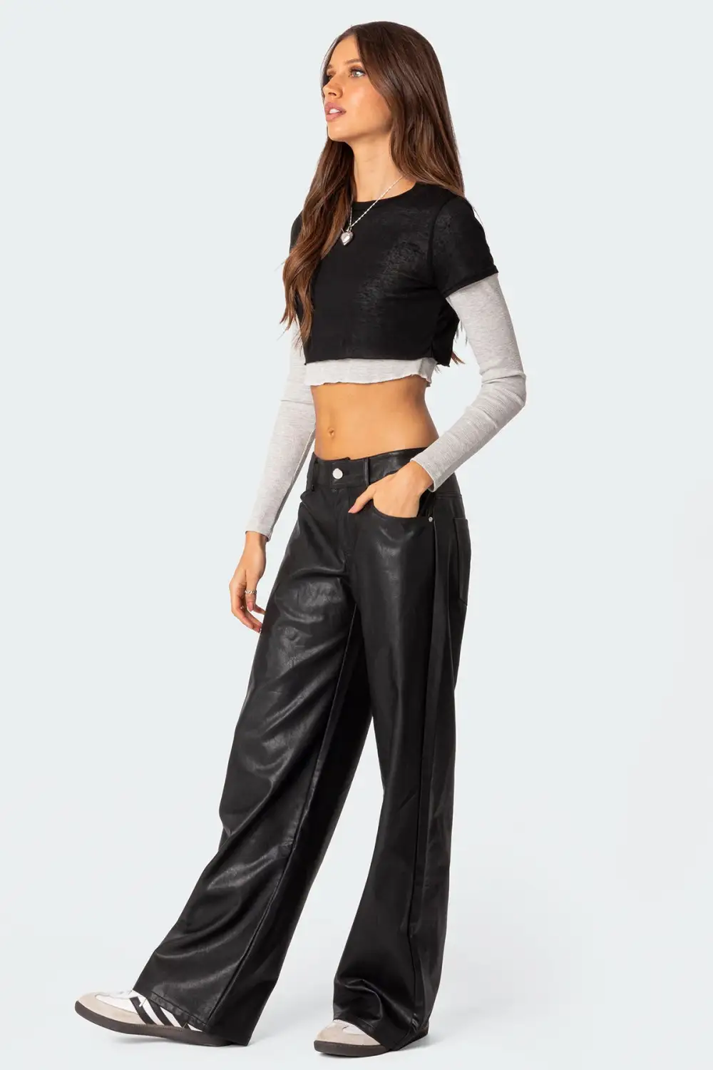 Layered Long Sleeve T Shirt