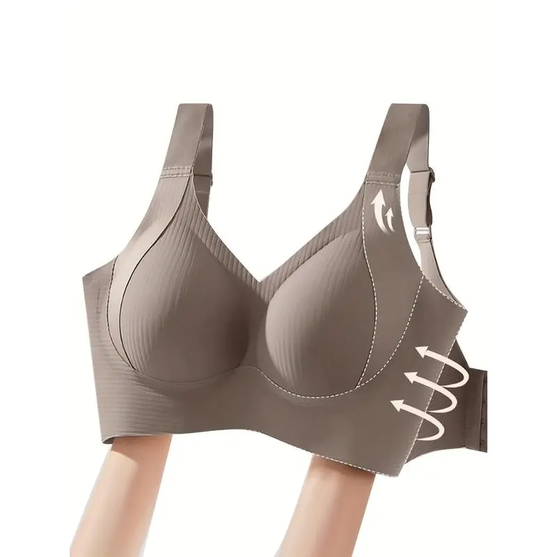 Women's Solid breasted Adjustable Wireless Bra (Just $3 Each!)