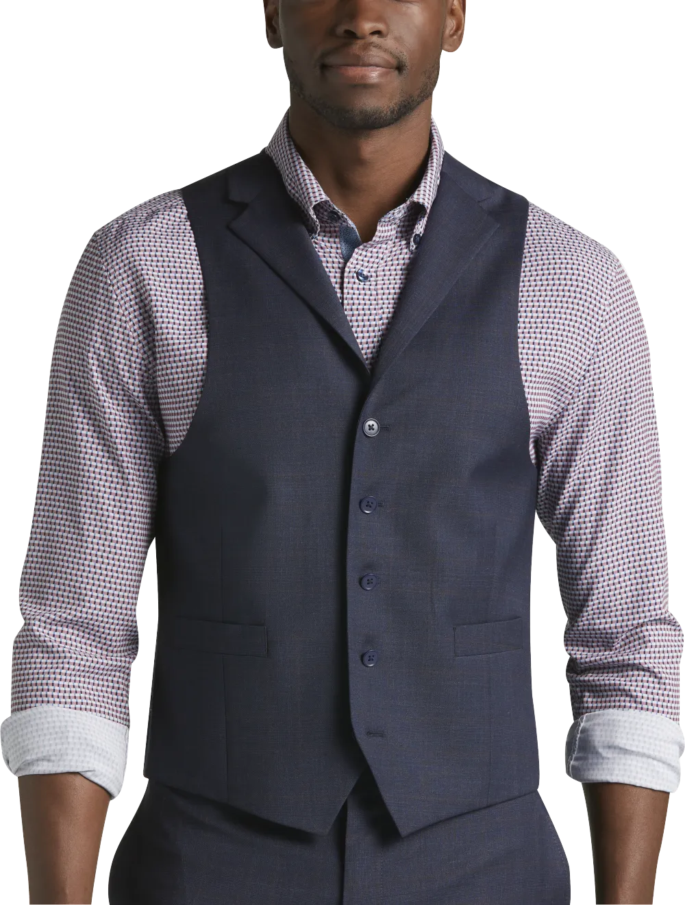 Michael Strahan Classic Fit Wool Blend Suit Jacket