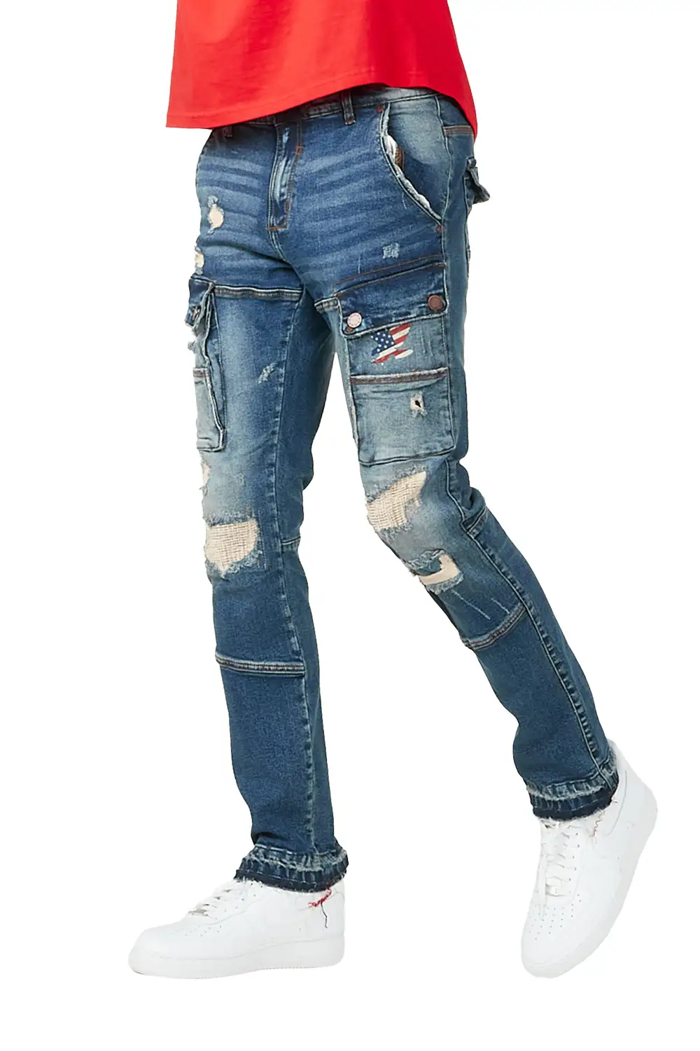 Kaipo Dark Blue Pocket Jean